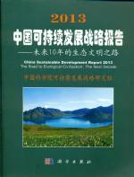 2013 中國可持續發展戰略報告——未來1
