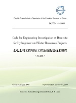Code for Engineering Investigation at Dam-site for